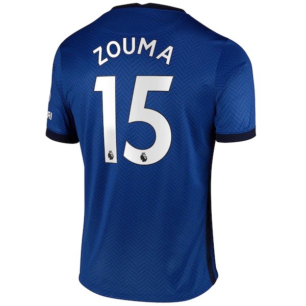 Maglia Chelsea NO.15 Zouma Prima 20/21 Blu